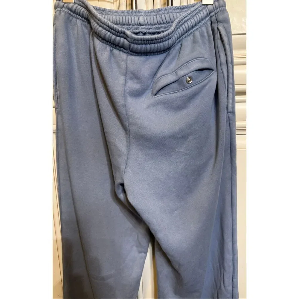 Gap Teen Big Boys Elastic Waist Pull-on Jogger Sweatpants Blue Size 14-16